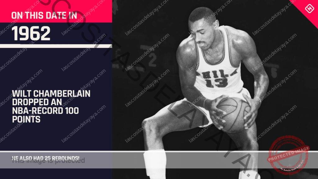 Cinco cosas que no sabías sobre el juego de 100 puntos de Wilt Chamberlain